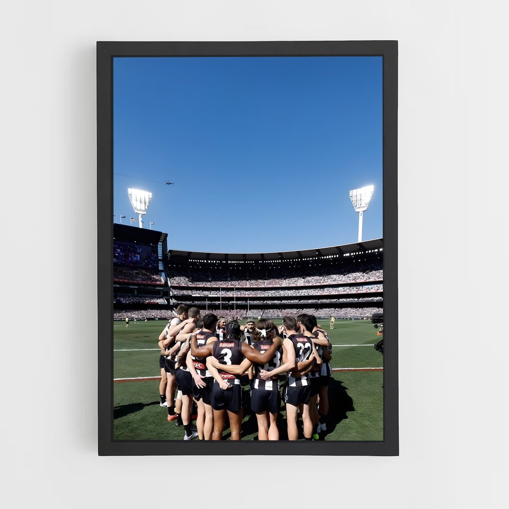 Poster Blackhawks Before the Game – affiche Football australien (vue 2)